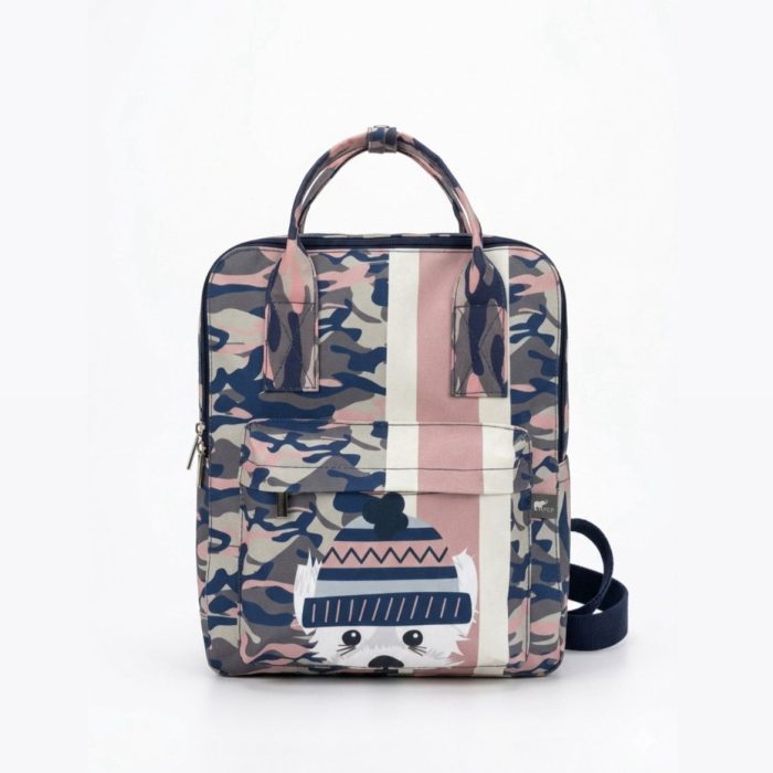 Mochila Maltes Camuflado Rose