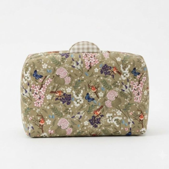 Nécessaire Compacta Floral Verde