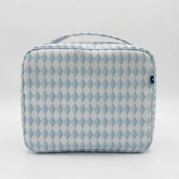 Necessaire Funcional G Losangos Azul