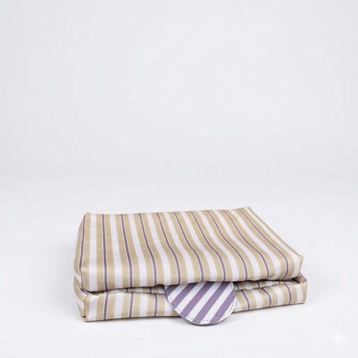 Necessaire Compacta Listrada Amarela