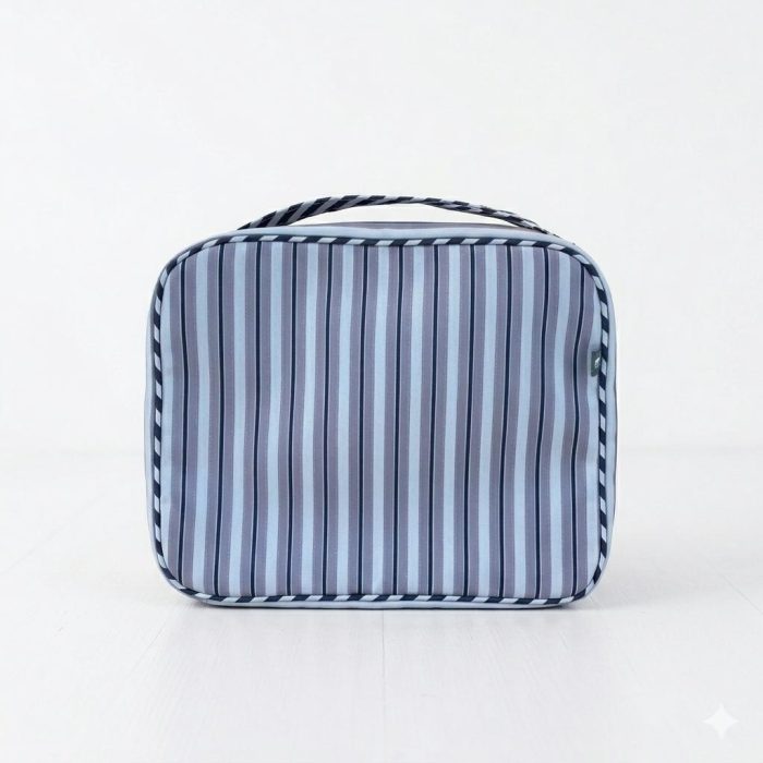 Necessaire Funcional G Listrada Azul