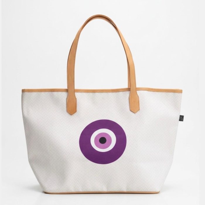 Bolsa Olho Grego Branca