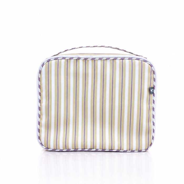 Necessaire Funcional G Listrada Amarela