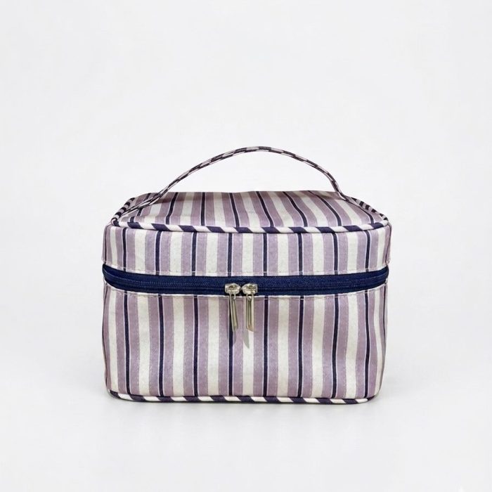 Necessaire Frasqueira Listrada Marinho