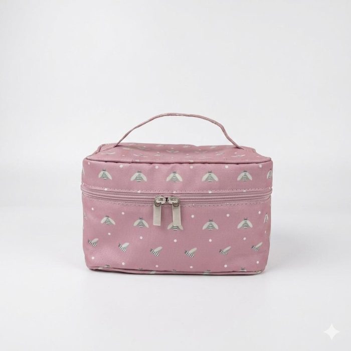 Necessaire Frasqueira Abelhinhas Rose