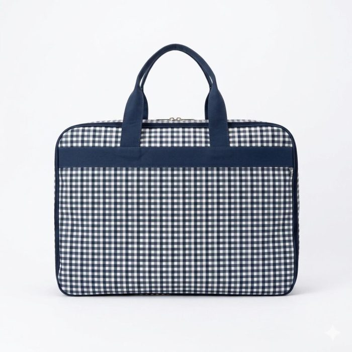 Mala Weekend Xadrez Marinho