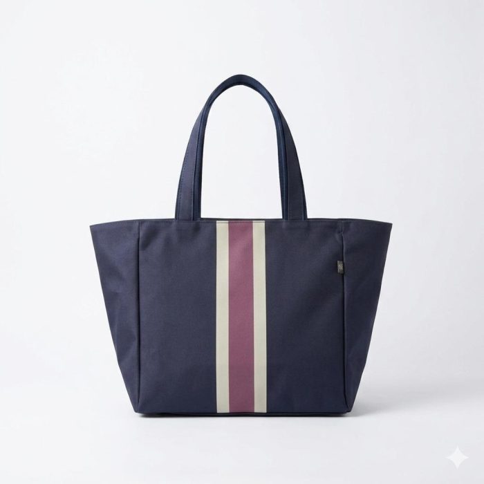Bolsa Marinho Faixa Rosa