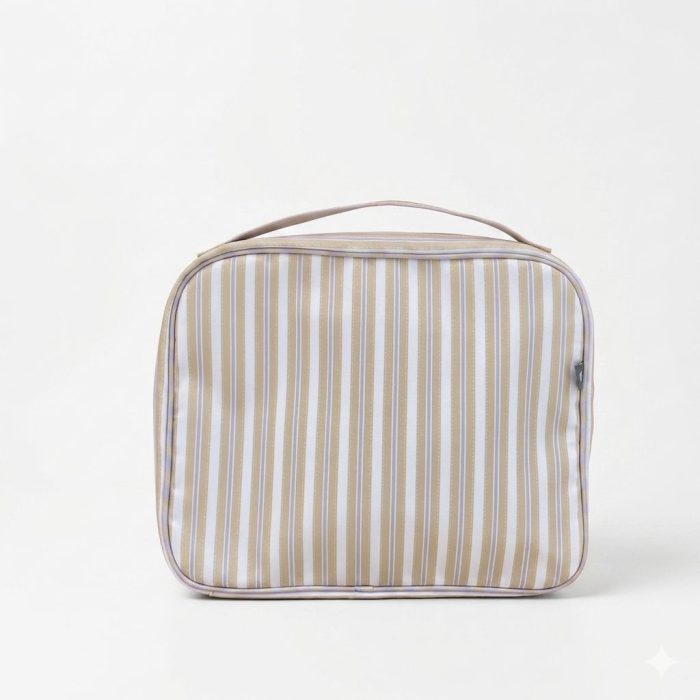 Necessaire Funcional G Listrada Bege