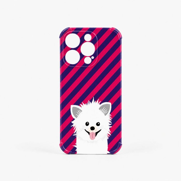 Iphone Case 16 PRO Listrado Lulu Branco