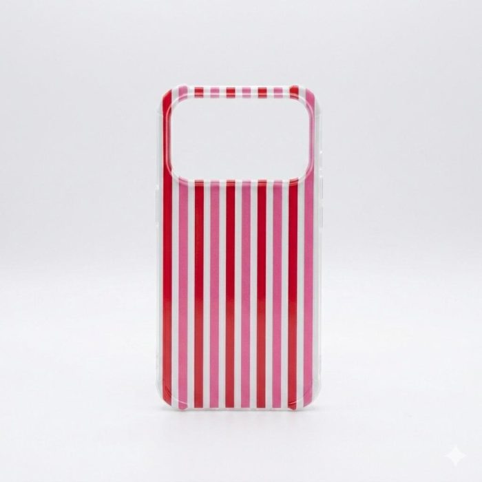 Iphone Case 17 PRO Lulu Listrado Rosa