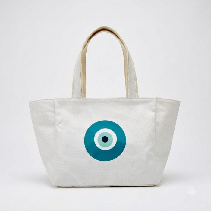 Bolsa Olho Grego Branca