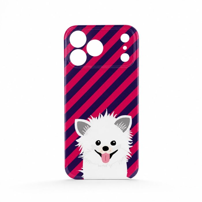 Iphone Case 17 PRO MAX Lulu Branco Listrado Rosa