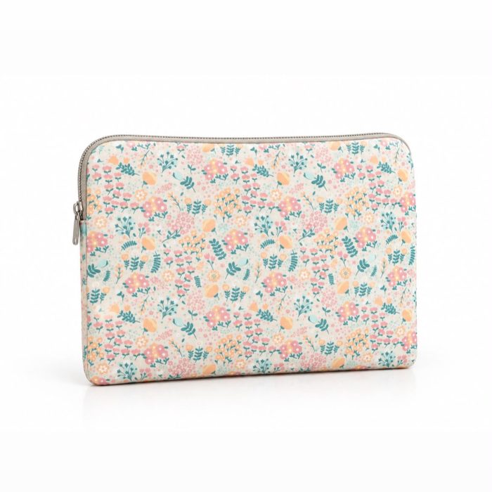Ipad Case Floral Bege Acqua