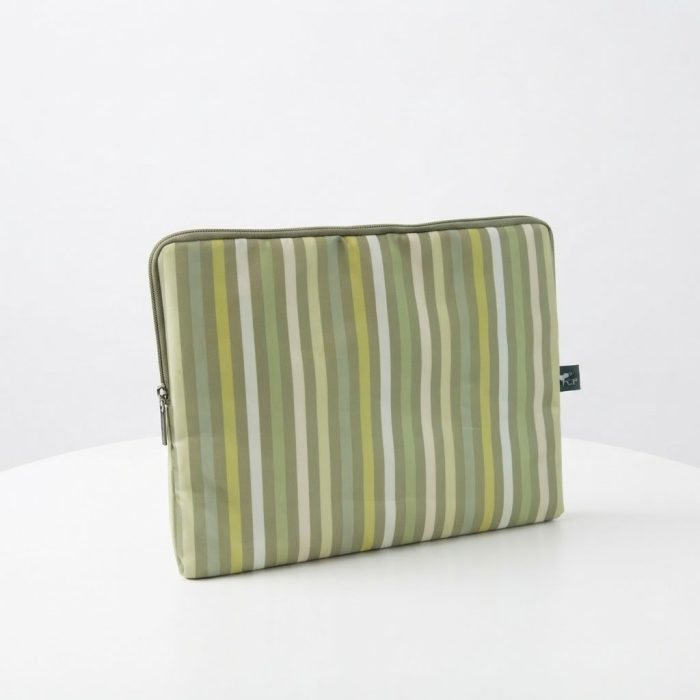 Ipad Case Listrado Verde